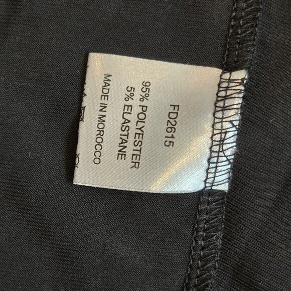 First Distraction Sext Black Maxi Slit Strap For Days Dress Sz. US 6 - Picture 8 of 9